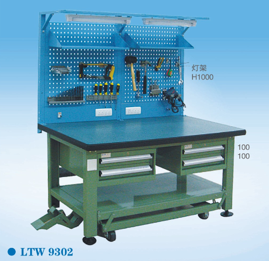 挂板升降移动工作桌LTW9302