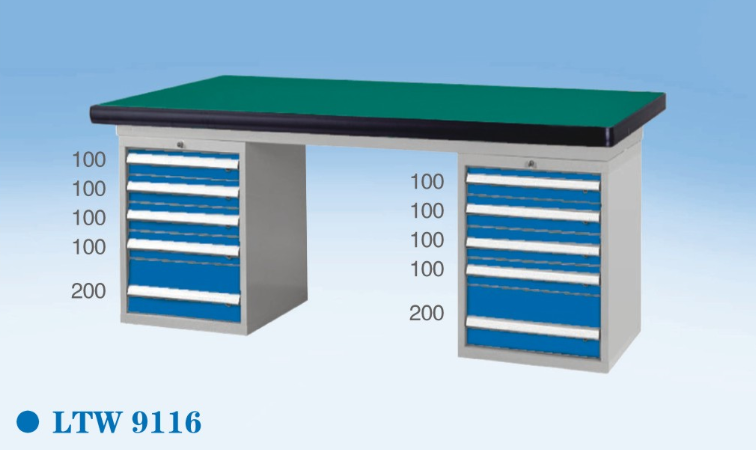 双柜工作桌LTW9116