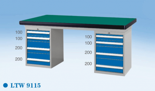 双柜工作桌LTW9115